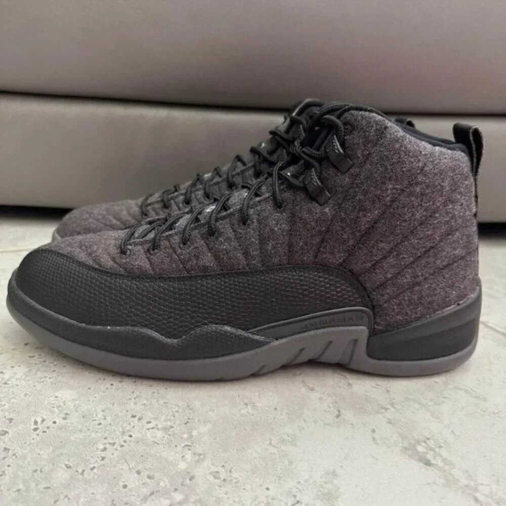 Jordan 12 Retro Wool Sneaker Size 11.5 Men